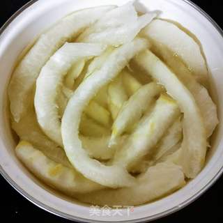 蒜辣柚皮的做法步骤:5