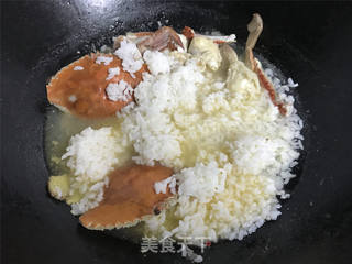 梭子蟹泡饭粥的做法步骤:9
