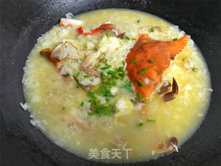 梭子蟹泡饭粥的做法步骤:10