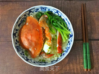 梭子蟹泡饭粥的做法步骤:12