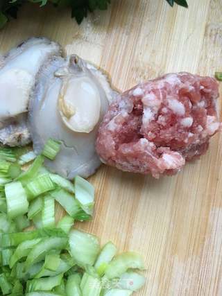 青菜肉末鲍鱼粥的做法步骤:3