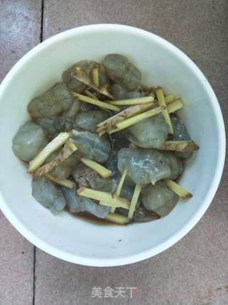 鲜虾瑶柱粥的做法步骤:4