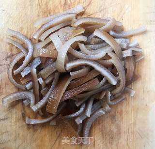 卤猪皮麻辣拌的做法步骤:6