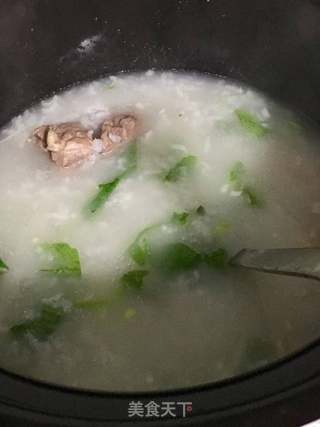 时蔬排骨粥的做法步骤:12