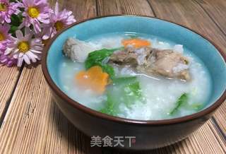 时蔬排骨粥的做法步骤:14