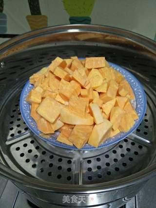 番薯燕麦月饼的做法步骤:2
