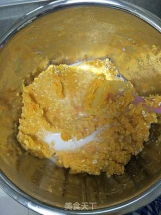 番薯燕麦月饼的做法步骤:5