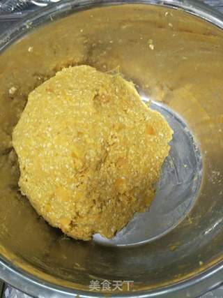 番薯燕麦月饼的做法步骤:6