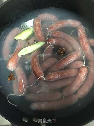 自制香肠的做法步骤:9