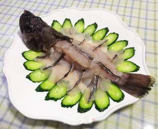 #海鲜#黑鱼刺身的做法步骤:7