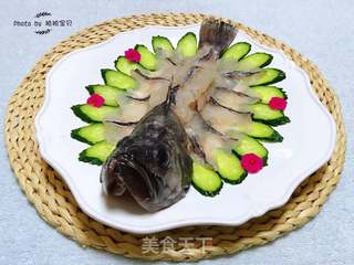 #海鲜#黑鱼刺身的做法步骤:10