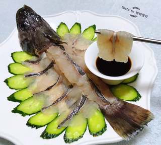 #海鲜#黑鱼刺身的做法步骤:11