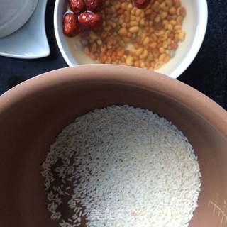 红豆粥的做法步骤:2