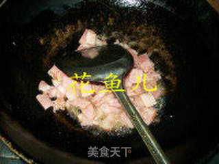 培根鸡蛋炒饭的做法步骤:6