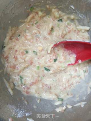 藕香肉饼的做法步骤:4