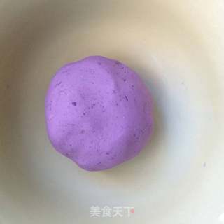 桂花紫薯团子的做法步骤:4
