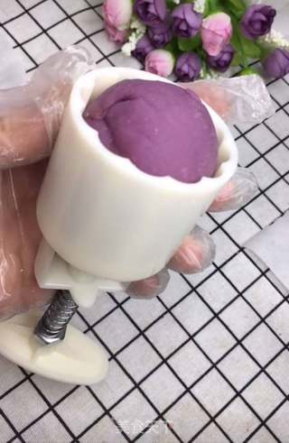 冰皮月饼的做法步骤:12