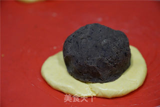 南瓜豆沙月饼(蒸制版)的做法步骤:5