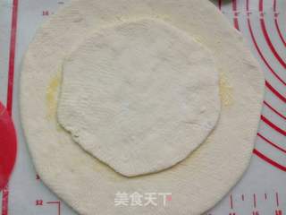 千层葱香发面饼的做法步骤:9