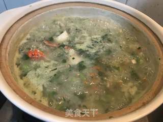 鲍鱼梭子蟹粥的做法步骤:7