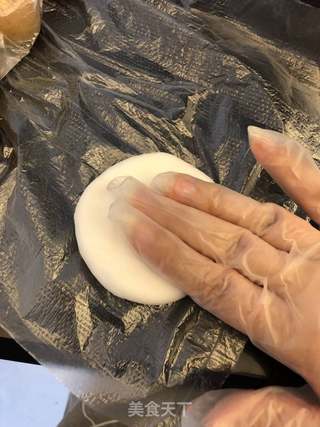 芝芯豆沙糯面饼的做法步骤：9
