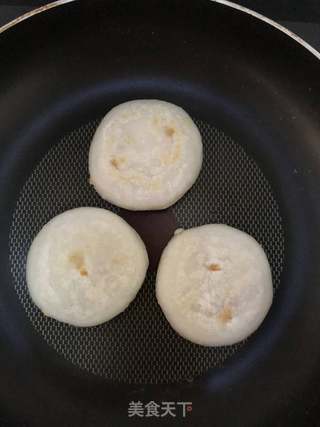 芝芯豆沙糯面饼的做法步骤:16