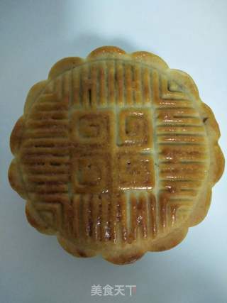 黑芝麻五仁月饼的做法步骤:9