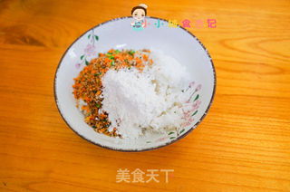 蔬菜肉末煎米饼的做法步骤:7