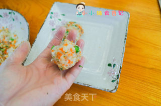 蔬菜肉末煎米饼的做法步骤:9