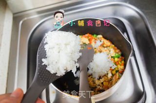 玉米肉末炒蛋饭的做法步骤:10
