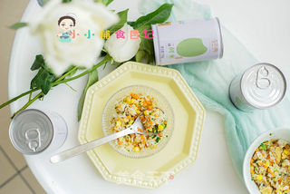 玉米肉末炒蛋饭的做法步骤:12
