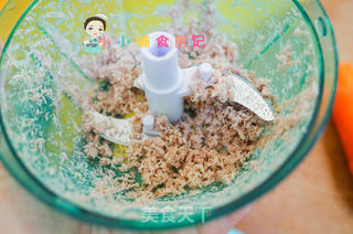 10个月以上辅食肉末蔬菜玉子烧的做法步骤:2