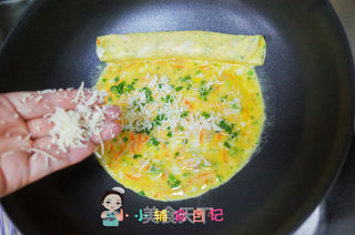 10个月以上辅食肉末蔬菜玉子烧的做法步骤:12