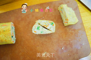 10个月以上辅食肉末蔬菜玉子烧的做法步骤:15