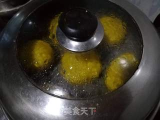 南瓜糖人月饼的做法步骤:9