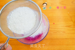 9个月以上辅食快手火龙果松饼的做法步骤:5
