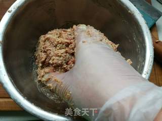 小油菜鲜蘑肉圆汤的做法步骤:8