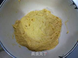 发面南瓜豆沙饼的做法步骤:6