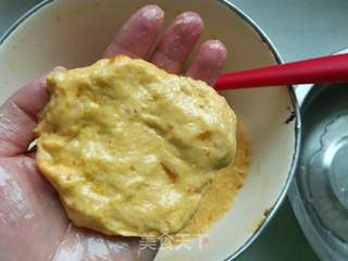 发面南瓜豆沙饼的做法步骤:9