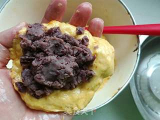 发面南瓜豆沙饼的做法步骤:10