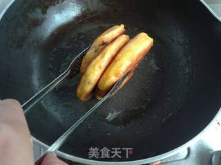 发面南瓜豆沙饼的做法步骤：15