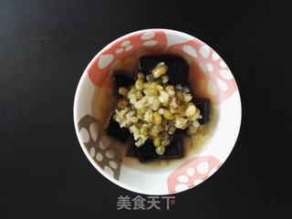 绿豆沙龟苓膏的做法步骤:7