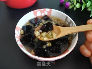绿豆沙龟苓膏的做法步骤:9