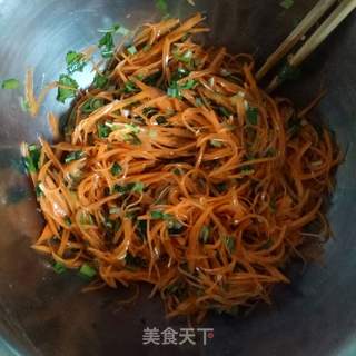 炸胡萝卜丸子的做法步骤:3