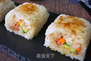 黄梅酱粢饭团的做法步骤:9
