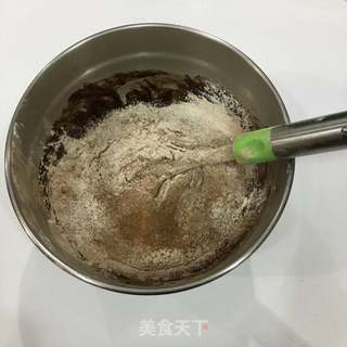 巧克力裂纹曲奇的做法步骤:6