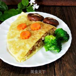 蛋包饭的做法步骤:13