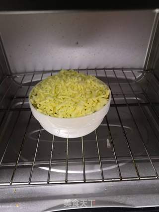 椰蓉芝士焗红薯的做法步骤:8