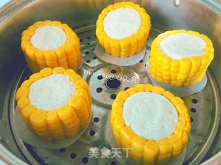 玉米馒头的做法步骤:15