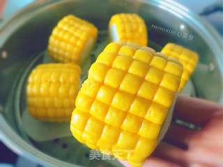 玉米馒头的做法步骤:17